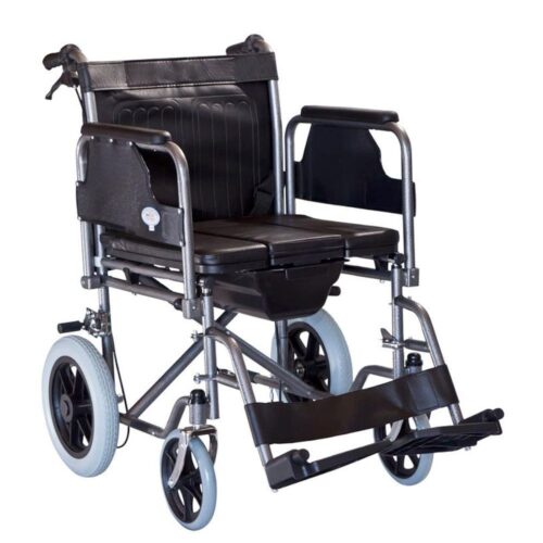 Αναπηρικό αμαξίδιο με μεσαίους τροχούς με δοχείο 0807985-0