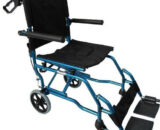 Αναπηρικό αμαξίδιο μεταφοράς αλουμινίου πτυσσόμενο με τσάντα 0808377
