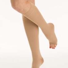Θεραπευτικές κάλτσες κάτω γόνατος διαβαθμισμένης συμπίεσης Class ΙI RELAXSAN Soft (ανοιχτά δάχτυλα)-0