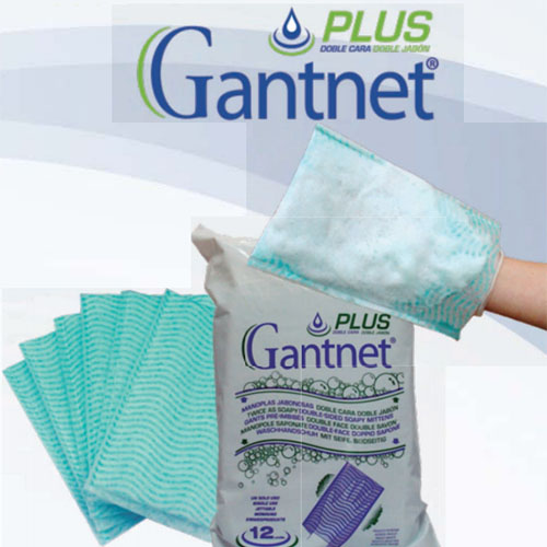 Γάντια καθαρισμού σώματος GANTNET PLUS (12 τεμάχια)
