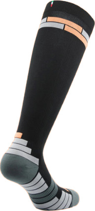 Αθλητικές Κάλτσες Συμπίεσης Relaxsan Sport με Ίνα Dryarn Black Orange