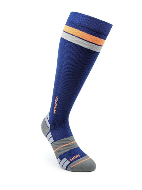 Αθλητικές Κάλτσες Συμπίεσης Relaxsan Sport με Ίνα Dryarn Blue/Orange