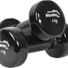 Αλτήρας Χεριών Βινυλίου Mambo Μαύρο - 4 kg