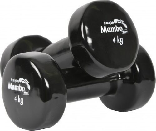 Αλτήρας Χεριών Βινυλίου Mambo Μαύρο - 4 kg