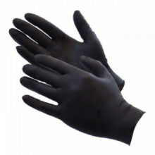 Γάντια Εξεταστικά Νιτριλίου μαύρα Nitrile Eco 100τμχ